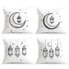 Ramadhan Festival Moon Lantern Cushions Pillowcase Polyester Cushion Cover Throw Pillow Pillowcover Home Car Sofa Decor