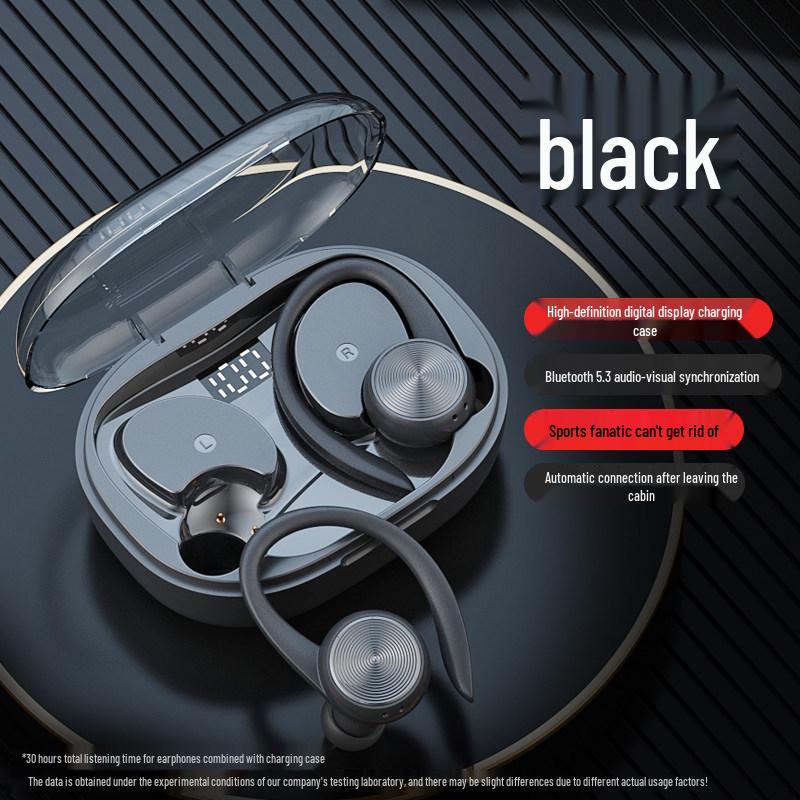 2024 New Wireless Sport Ear-hook Bluetooth Headphones: Ultra-Long Battery Life, Noise Cancelling, In-Ear Design for Men and Women