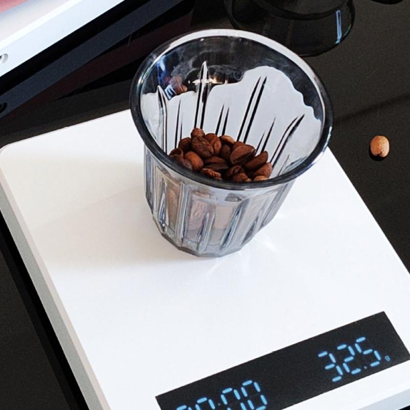 Lightweight Coffee Brewing Scale Not Slip Base & Small Timers for Camping Use