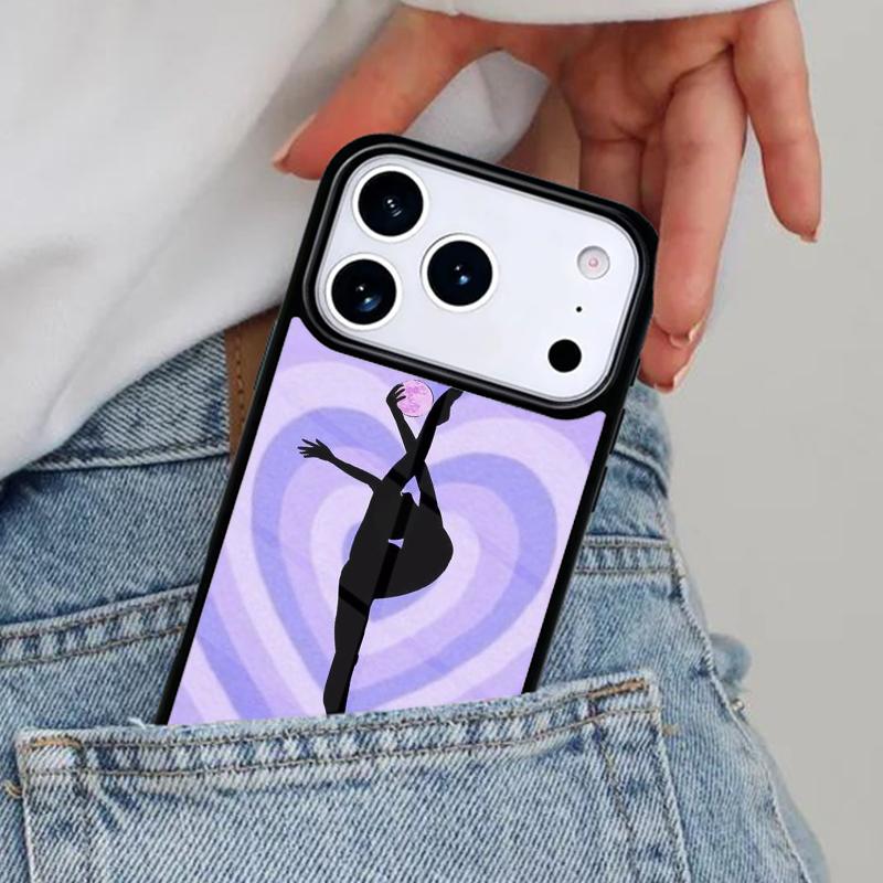 

Love Gymnastics Phone Case for iPhone 17ProMax 12 13 14 15 16e 17 Pro Max Plus Air Cover iPhone 16 Pro