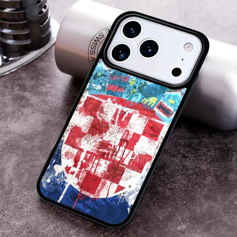 Croatia Flag Print Phone Case For iPhone 17 16 15 14 13 12 11 Pro Max Plus 17Air Soft Silicone Cover
