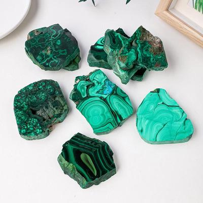 1 pz Pietra di Malachite Verde Naturale Cristallo grezzo Roccia Clastica Cubo Minerali da Collezione Campione per Arredamento Casa