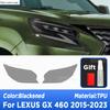 Car Headlight Protection Smoked Black Tint Anti-Scratch Protective Film TPU Stickers For LEXUS GX 460 2015- Accessories