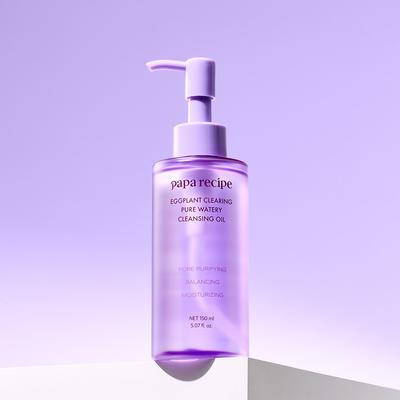 Huile Démaquillante Claire et Aqueuse à l'Aubergine 150ml