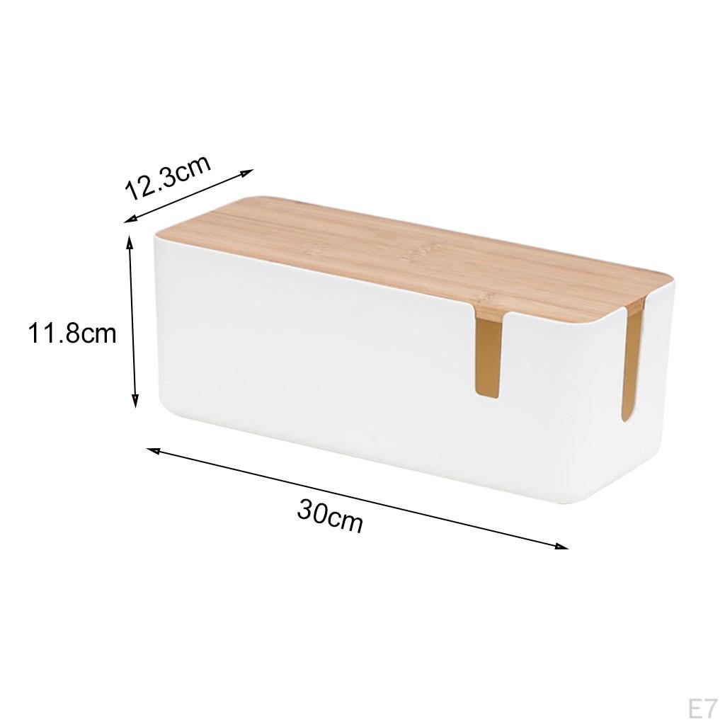 Hider Cable Management Box Cord Organizer Hide Loose Wires for Desk USB Hub