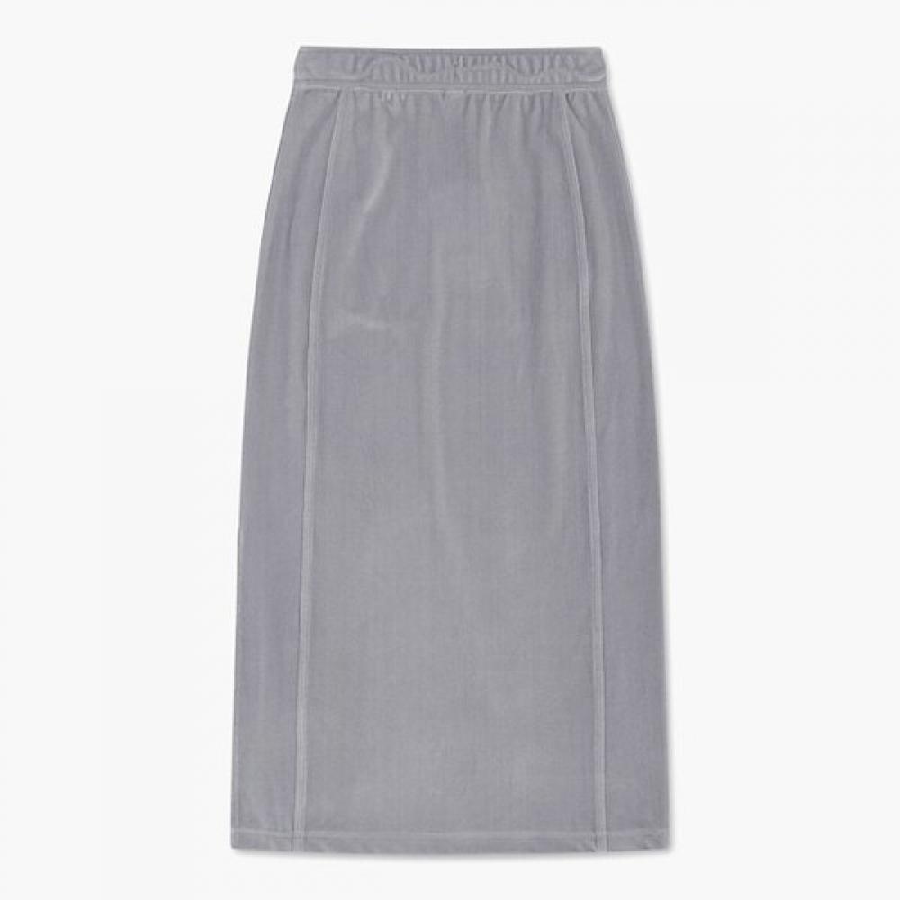 Le Coq Sportif Women S Velvet Maxi Skirt Lgr qp422oSko2