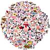 35pcs-50pcs Playful Animals Stickers Cute Farm Life Stationery Stickers  Stickers For Suitcase Fridge Phone Luggage DIY