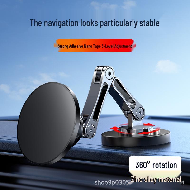 Universal Magnetic Wireless Charging Car Phone Mount - Zinc Alloy