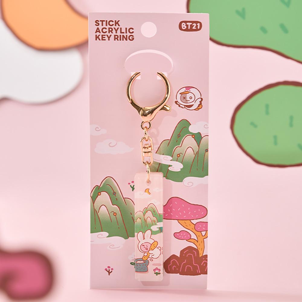 Official BT21 COOKY K-Rabbit Stick Acrylic Keyring