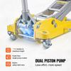 Low Profile Floor Jack 3 Ton Heavy Duty Dual Piston Rapid Pump