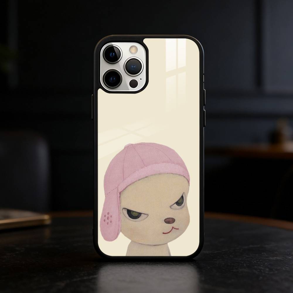 Cute Y-Yoshitomo Nara Phone Case For iPhone 17 16 15 14 13 12 Pro Max Plus for Mirror Wireless Magnetic Cover