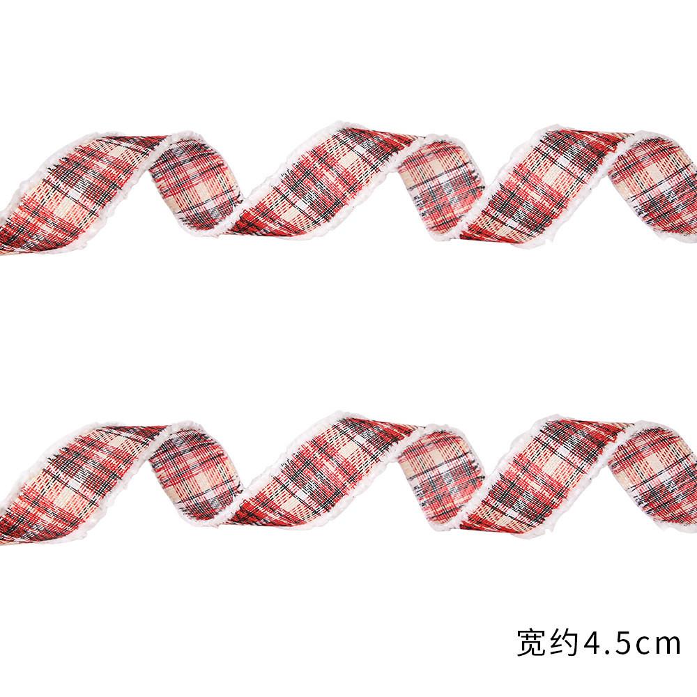 Christmas 10m Stylish Ribbon With Soft Fringes For Creating Unique Arrangements Holiday