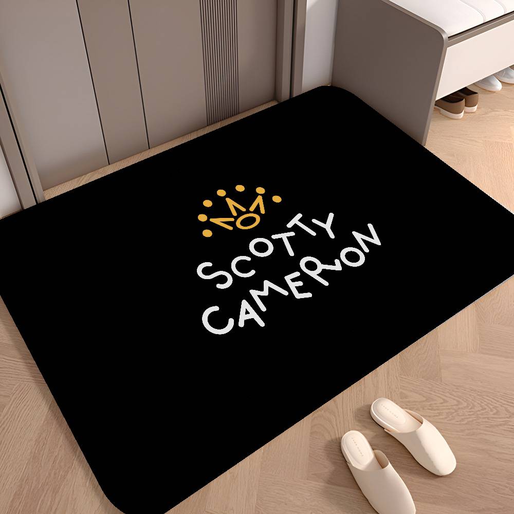 Fashion S-SCOTTY C-CAMERON Floor Mat Rectangle Anti-slip Home Soft Badmat Front Door Indoor Outdoor Mat Welcome Doormat
