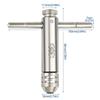 Adjustable M3-M8 Forward/Reverse Ratchet Tap Wrench Tool