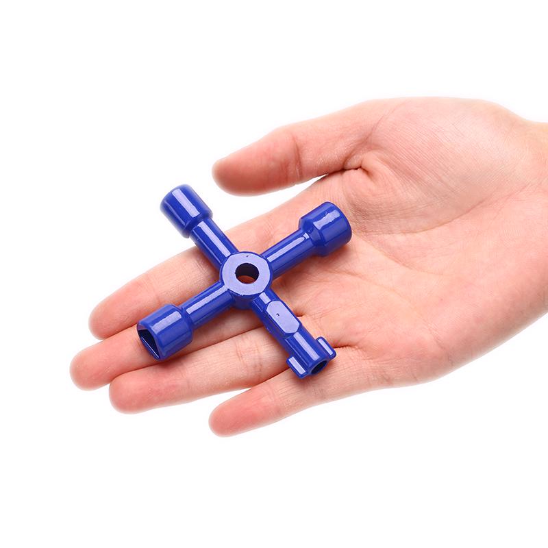 1Pc Multifunction 4 Ways Universal Triangle Wrench Key Plumber Keys Triangle
