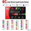 Set de Marqueurs Acryliques - 366 Couleurs pour l'Art Étudiant, le Graffiti et la Peinture, Fournitures d'Art Empilables