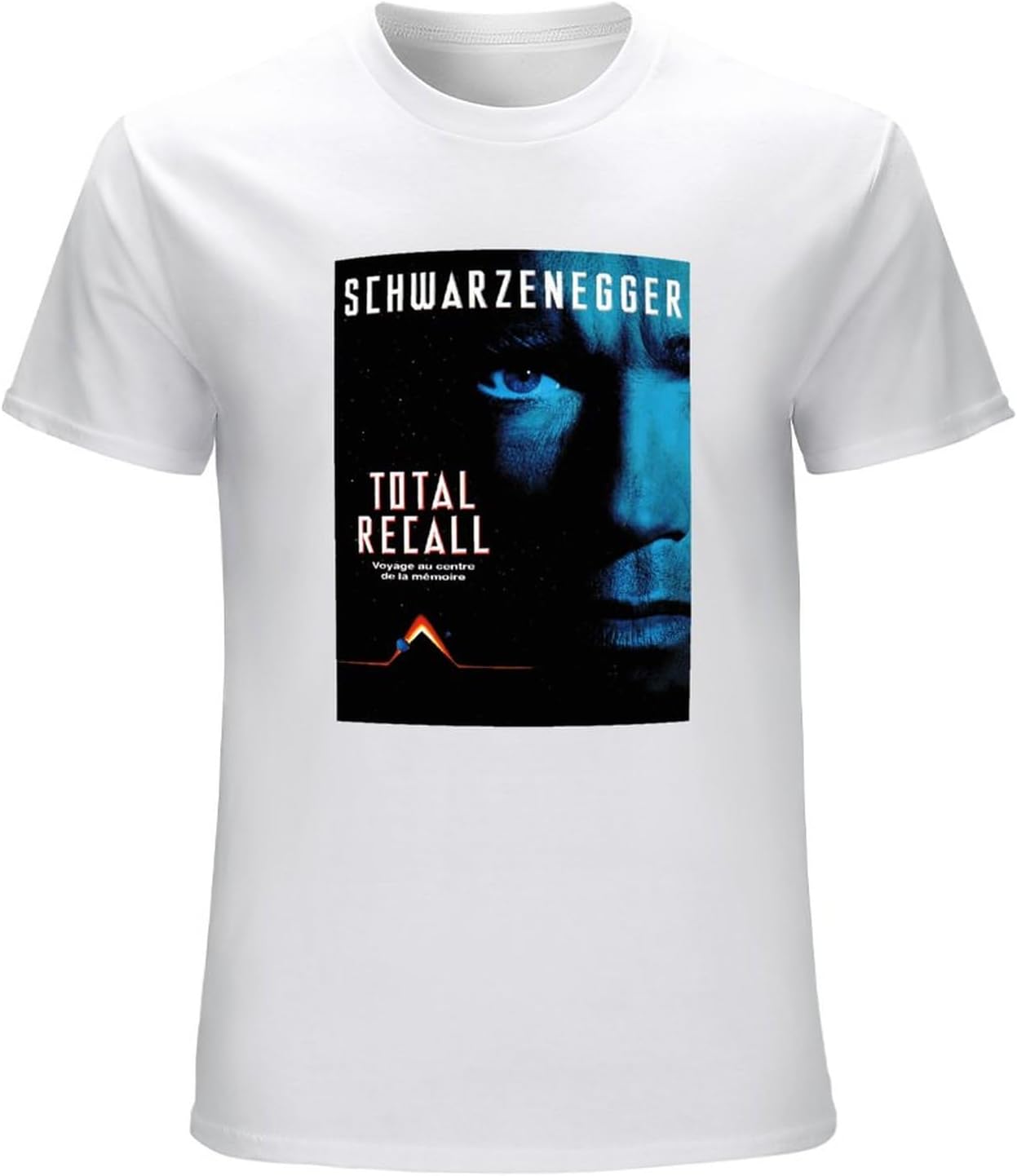 Total Recall V1 T-Shirt Poster 3XL белый