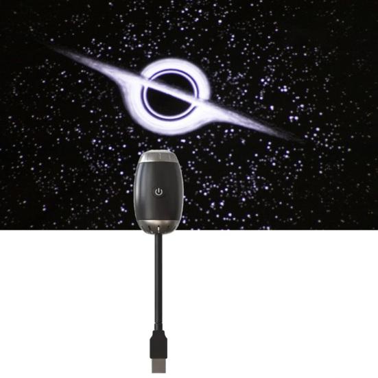 USB Car Projector Lamp 360 Degrees Adjustable Starry Sky Projection Lamp 3 Brightness Home Bedroom Automotive LED Ambient