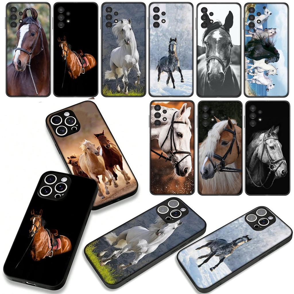 Phone Cover Running Wild Horse Casing for Apple iPhone 17 16 11 Pro XS Max XR 6 7 8 Plus + 16E SE 2020 Air 5 8+ Case