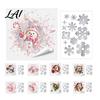 Merry Christmas Room Ornaments 2Pcs Stained Glass Style Window Clings Double‑Sided Printed Xmas Static Durable Holiday Art Decals Snowman