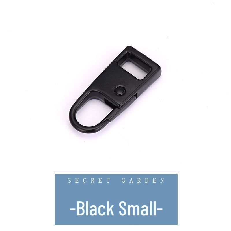 Tool-Free Removable Zipper Puller for Luggage, Bags, Jackets, Clothes, Shoes, & Boots with Metal Pendant Tab