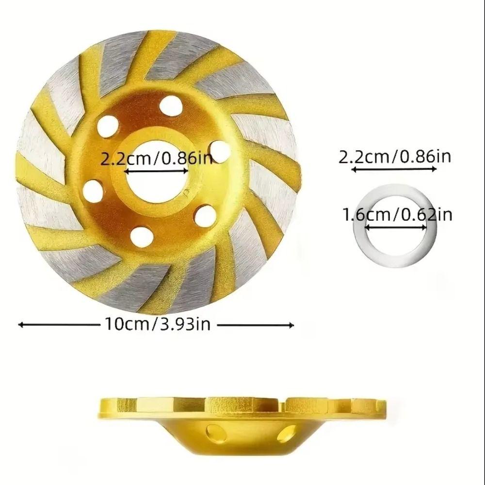Ceramic Bond  Grinding Cup Wheel Heavy Duty Concrete Grinding Disc  Stone Polishing