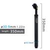 UNO Mtb Bike Shock Absorber 350mm Suspension Seatpost 27.2/28.6/30/30.4/30.8/30.9/31.6/33.9mm for Dropper Seatpost Bicycle Parts