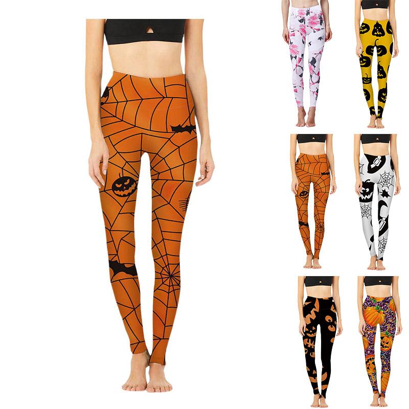 Cheap Colored Print Yoga Pants Casual High Waist Sweatpants Leggings Joom