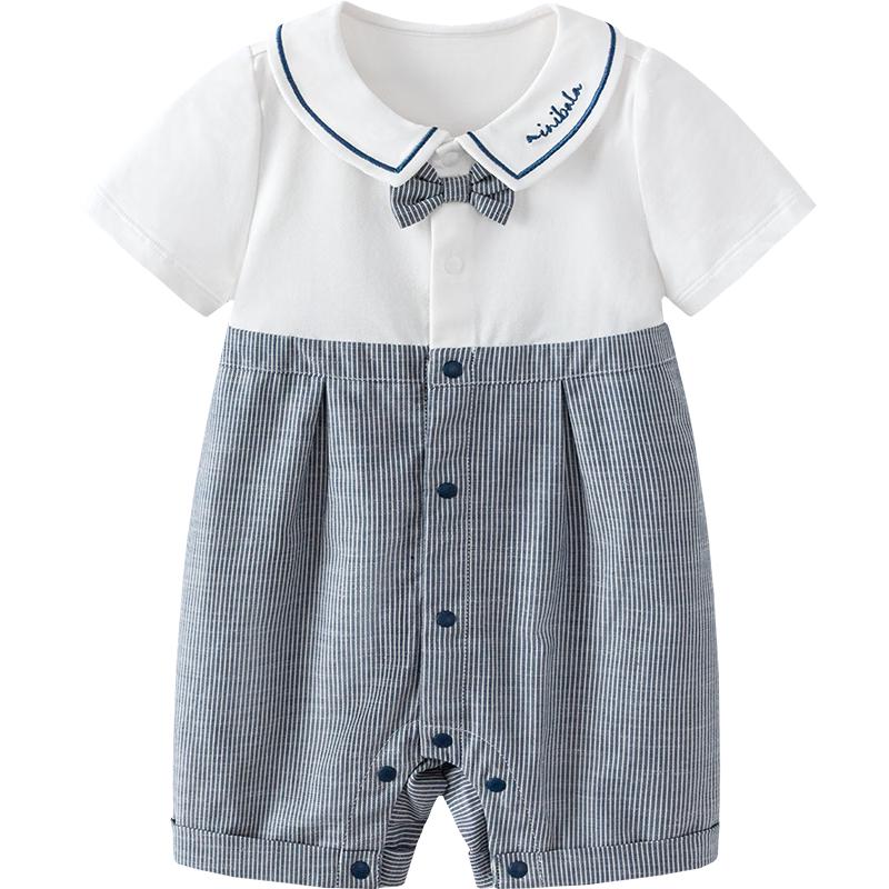 Minibala Baby Gentleman Style Summer Romper 90