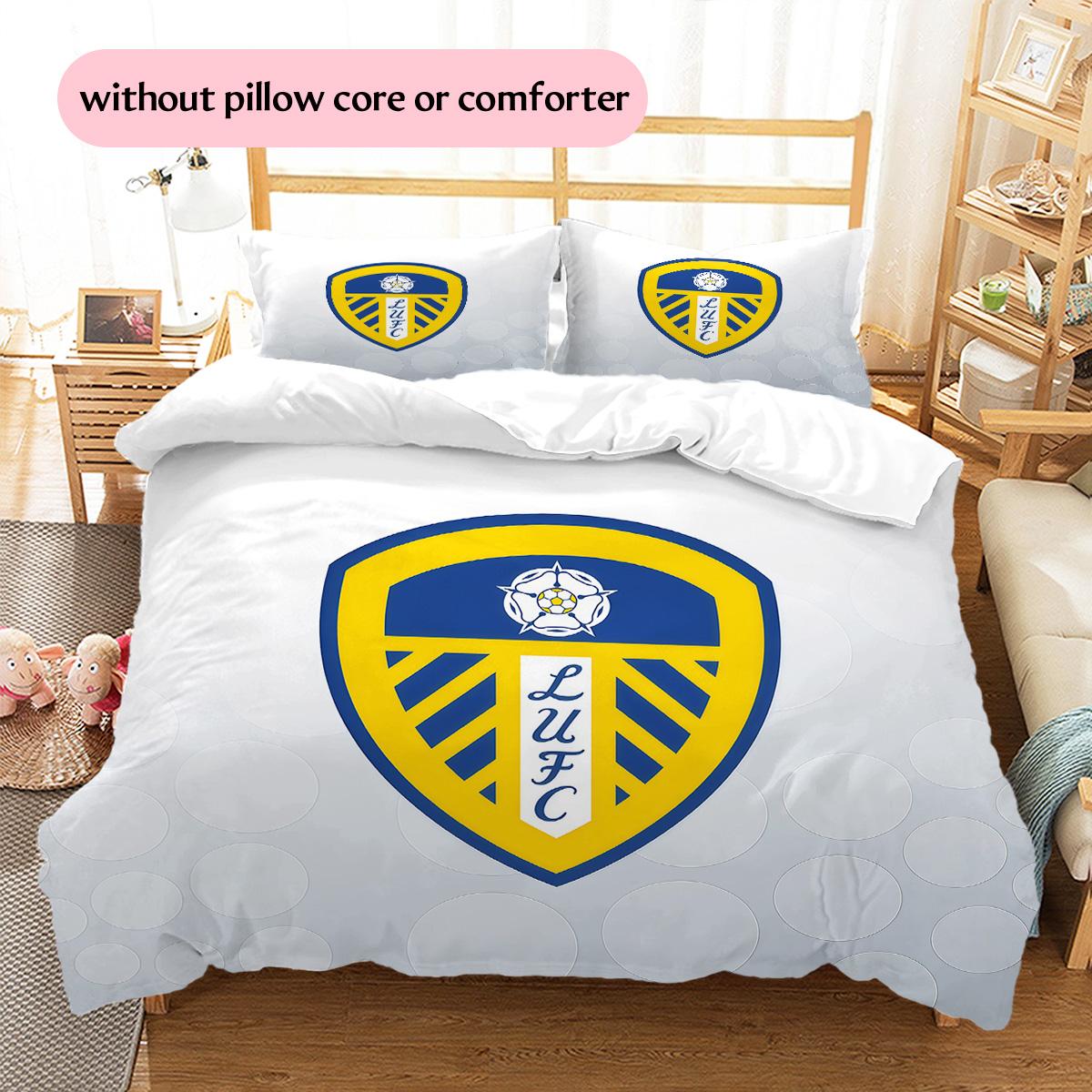 Leeds United LUFC rakstu gultasveļas sega