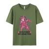 In October We Wear Pink Unicorn Breast T-shirt Print T-shirt 2024 Newest  Top T-shirts Customized