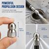 Stainless Steel High Pressure Washer Nozzle 3/8 Inch Drain Cleaning Nozzle  Textile Industry