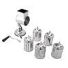 with 5 Blades Rotary Hand Crank Nut Grinder Manual Vegetable Slicer Cheese Grater  Prepare Meal