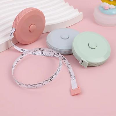 Macaron Color 2m/79in Retractable Soft Tape Measure Mini Portable Body Measuring Tape For Sewing Tailor Home Daily Use