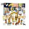 Nativity Advent Calendar 2026, Christmas Countdown Box for Kids, 24 Day Decorations Kids Religious Scene Figurines Boys Girls, Collectible Holiday Toy