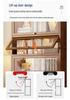 Floor-Standing Bookshelf for Students and Children - Compact Storage Cabinet for Small Apartment Living Rooms