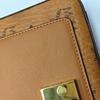 [Pre-Owned] Millie Visetos Metallic Hardware Laurel Leaf Lock Monogram Smooth Envelope Crossbody Bag Coated Canvas Napa Leather Should - Good #1CQ40OW