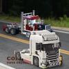 Creative Truck Head Bricks MOC Set City Loader Car Shipping Vehicle Building Blocks Toys DIY Container Trailer Model Adult Gifts