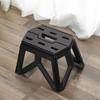 2x Foldable Stools Lightweight Outside Camping Stool for Bathroom Beach Yard