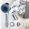 Water Saving High Pressure Filter Shower Head 4 Sprays Setting Massage Hand Showerhead For Enhanced Bath Experience