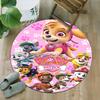 1pc Paw30 Carpet, Round Rug, Comfortable, Suitable for Entryways, Living Rooms, Office, And Bedrooms, Christmas Decoration