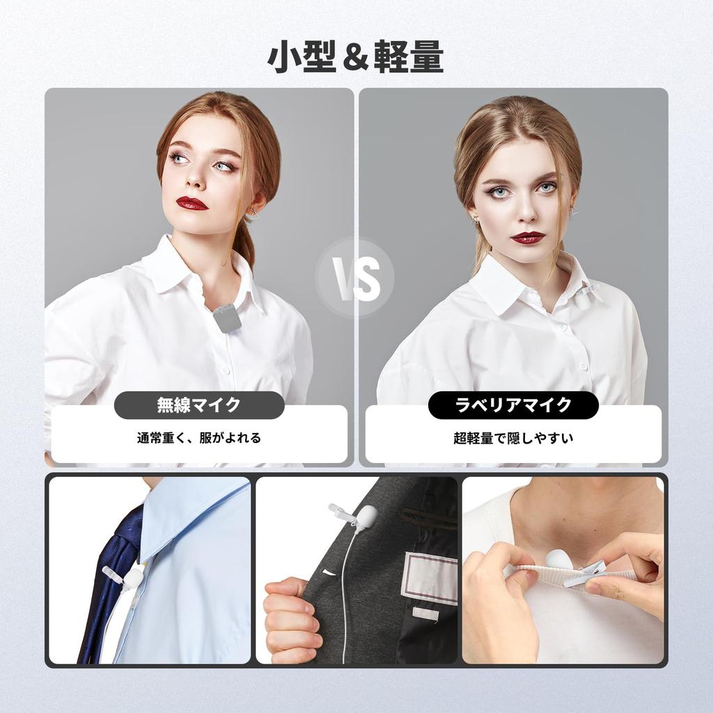 NEEWER 2pcs Lavalier Lapel Microphone Omnidirectional Wired Noise Reduction Condenser Mini Compatible with Rode Wireless GO II 2 DJI Wireless