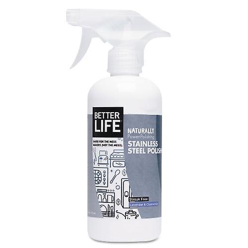 Better Life Einshine Natural Stainless Steel Cleaner And Polish, 16 Fl Oz (Pack of 1)