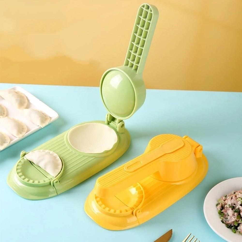 2PCS Plastic 2 in 1 Dumpling Maker with Handle Dumpling Skin Maker  Easy To Use