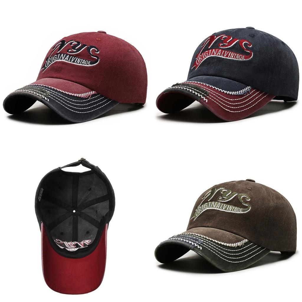 Adjustable Retro Soft Top Baseball Cap With Unique Lettering For All Seasons