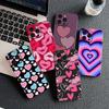 Star Dark Red Heart Love Phone Case for Xiaomi Redmi Note 12 11 10 A3 Pro 10A 10C 12C Note12 5G 4G Protective Cover