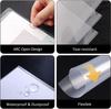 10-50 Pack Clear Folders for Document Plastic,L-Type Plastic File Clear Folders Letter Size, Transparent for Office & School