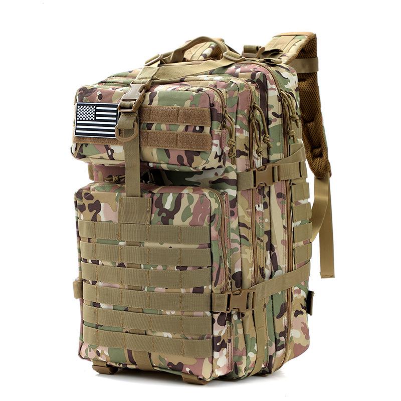 Multifunctional Outdoor Tactical Backpack - Camouflage Hiking & Mountaineering Bag