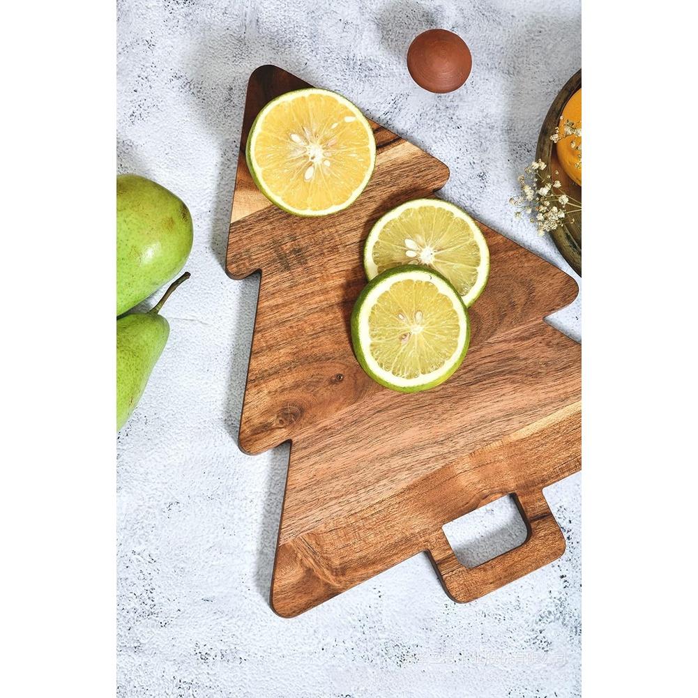 Acacia Wood Cutting Board Double Sided Pizza Board