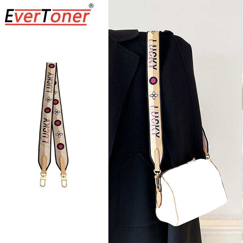 EverToner Adjustable Women Canvas Straps For Crossbody Messenger Shoulder Bag Accessories For Speedy 20 Bag Strap